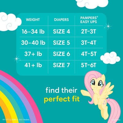 pampers easy up sizes