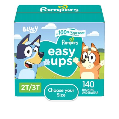  Pampers Easy Ups Boys & Girls Potty Training Pants - Size 2T-3T,  One Month Supply (140 Count), Training Underwear (Packaging May Vary) :  Clothing, Shoes & Jewelry