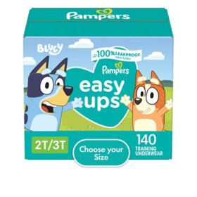 Pampers Easy Ups Training Pants Underwear Sizes: 2T-6T