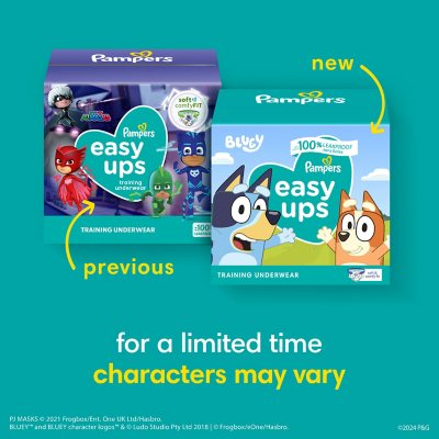 Pampers Easy Ups Pull-On Diapers, Size 5 (30-40 lb), Dora the Explorer,  Jumbo, Shop