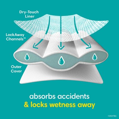 Pampers Easy Ups Training Pants Underwear Sizes: 2T-6T