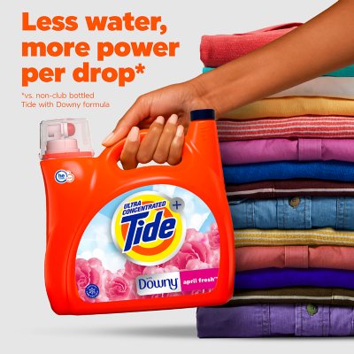 Tide Plus Downy April Fresh HE Liquid Laundry Detergent 94 Loads