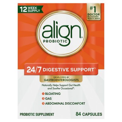 Align Probiotic Supplement for Daily Digestive Health (84 ct ...