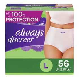 Always Discreet Incontinence Underwear for Women, Maximum (Choose Your Size)