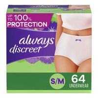 Always Discreet, Incontinence & Postpartum Underwear for Women, Maximum, Various Sizes