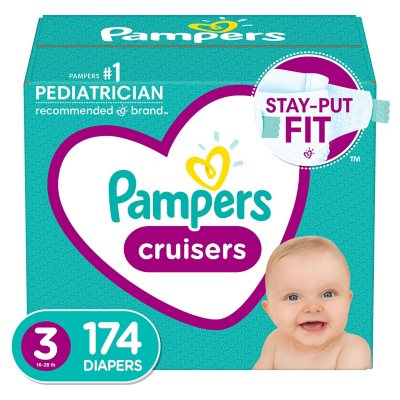 sam's club pampers diapers size 3