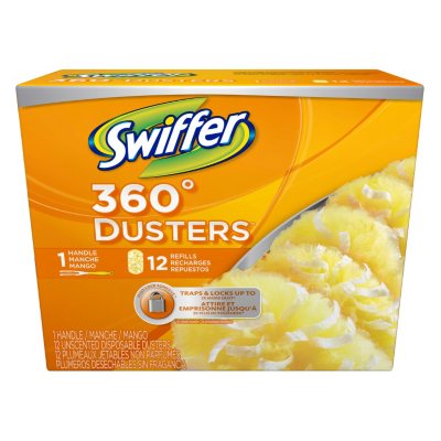 Swiffer 360 Dusters 1 handle 12 refills Club