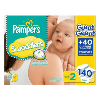 sam's club pampers size 2