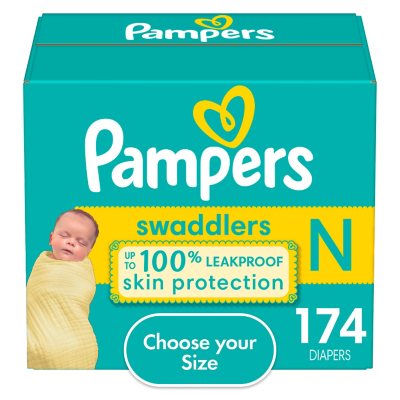 Pampers Swaddlers Overnight Diapers Size 6, 72 Count (Select for