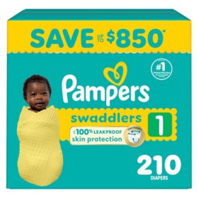 Pampers Swaddlers Diapers, Sizes Newborn-8