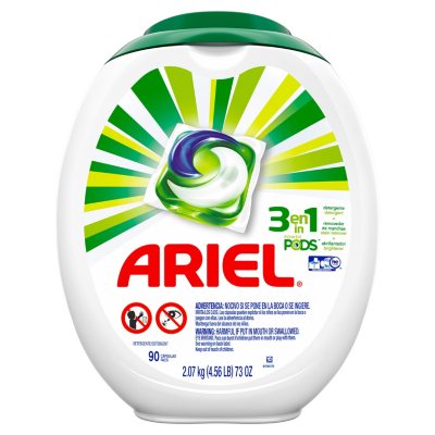  Ariel Cápsulas regulares 3 en 1 - 12 lavados (12) - Paquete de  2 : Salud y Hogar