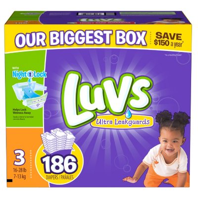 Sam's club luvs 2024 diapers size 4