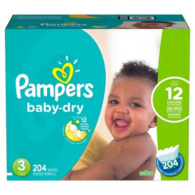 sam's club pampers diapers size 3