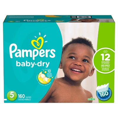 Portaal Huiswerk maken Streven Pampers Baby Dry Diapers (Choose Your Size) - Sam's Club