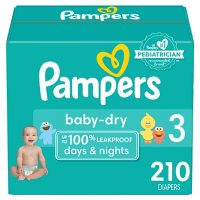 Pampers Baby Dry One-Month Supply Diapers (Choose Your Size)