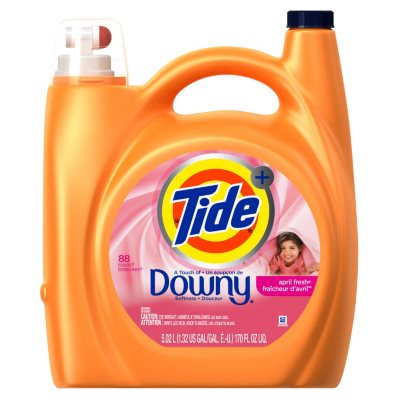 Ace Liquid Laundry Detergent Plus Downy, Spring Fresh (154 fl. oz., 100  loads) - Sam's Club