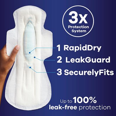 Always 3-In-1 Xtra Protection, Daily Liners For Women, Extra Long, With  Leakguard + Rapiddry, Unscented, 48 Count X 3 Packs (144 Count Total) 