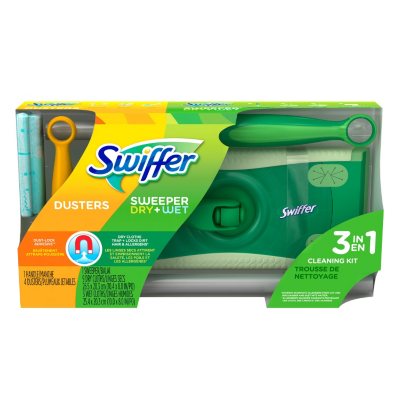 Promo Kit Sweeper 3D Clean Swiffer chez Carrefour