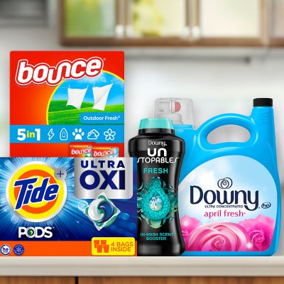Bounce 4 in 1 Fabric Softener Dryer Sheets Outdoor Fresh Scent 320