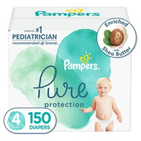 Pampers Pure Protection One-Month Supply Diapers (Choose Your Size)