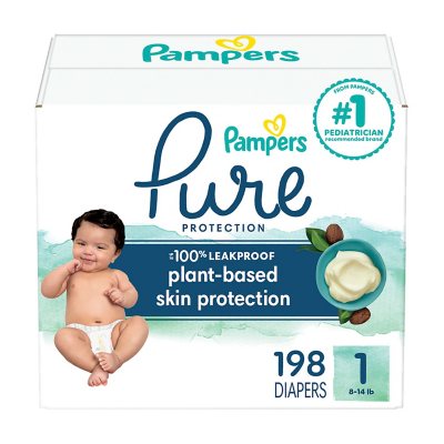 Pampers Pure Protection One-Month Supply Diapers (Choose Your Size) - Sam's  Club