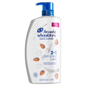 Head Shoulders 2 N 1 Dandruff Shampoo Conditioner Dry Scalp Care 43 3 Fl Oz Sam S Club