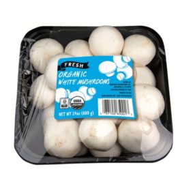 Organic White Whole Mushrooms (24 oz.)