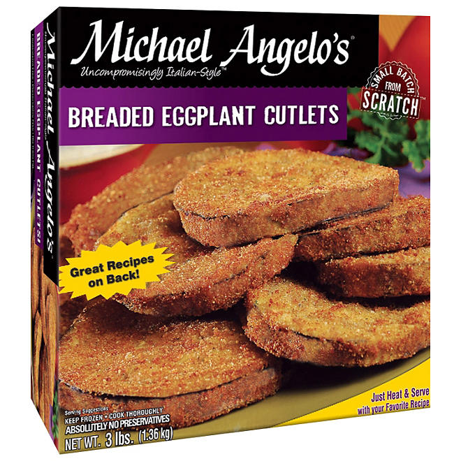 Michael Angelo's Italian Eggplant Cutlets - 3 lb.