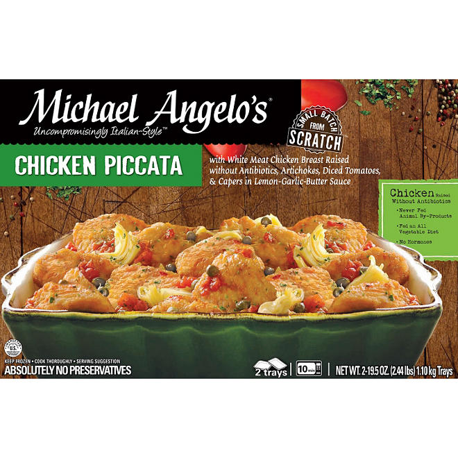 Michael Angelo's Chicken Piccata (19.5 oz. tray, 2 pk.)