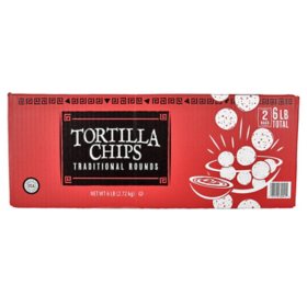 Shearer's Foods Round Tortilla Chips, 48 oz., 2 pk.