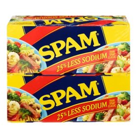 SPAM Less Sodium 12 oz., 8 pk.