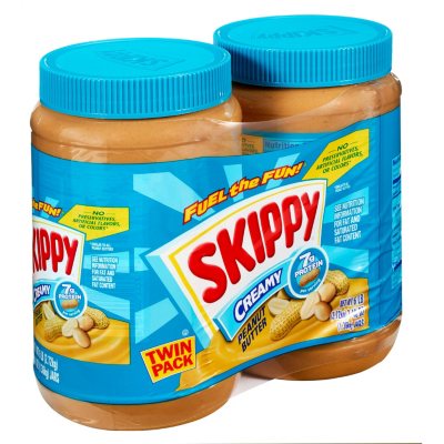 Skippy Chunky Peanut Butter, 2 pk./48 oz.