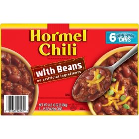 Hormel Chili with Beans 15 oz., 6 pk.