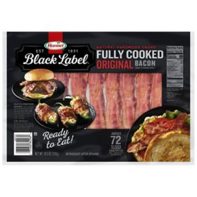 Hormel Black Label Fully Cooked Bacon (10.5 oz., 72 ct.)