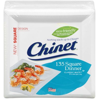 Square paper dinner clearance plates