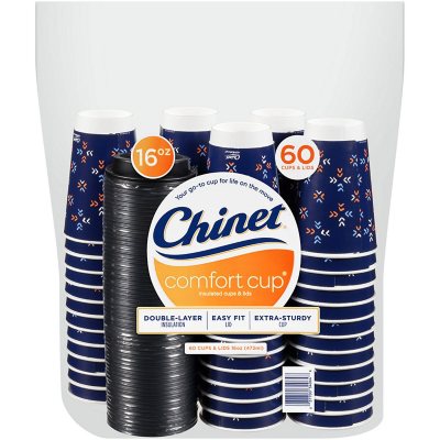 Chinet Comfort Cup 16 Oz Hot Cups Lids 60 Ct Sam S Club