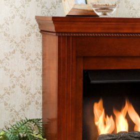 Hartford Petite Gel Fuel Fireplace Mahogany Sam S Club