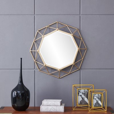 Nancy Glam Mirror Gold - Sam's Club