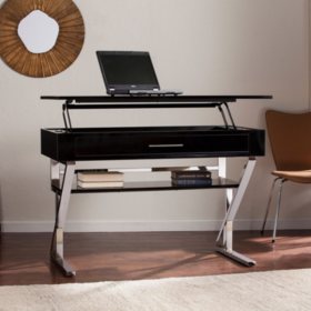 Lafaye Adjustable Sit To Stand Desk Black Sam S Club