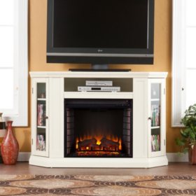 Windsor Electric Fireplace Media Console Sam S Club