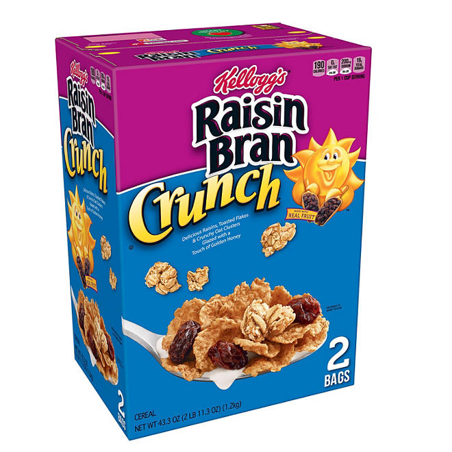Raisin Bran Crunch Cereal (43.3oz.)