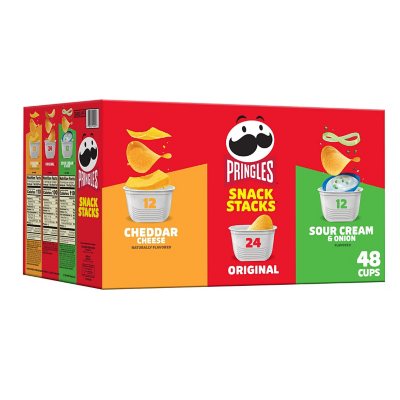 Pringles Potato Crisps Chips, Variety Pack, Snacks Stacks (33.8 oz. box, 48  ct.) - Sam's Club