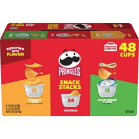 Pringles Snacks Stacks Variety Pack Chips, 48 pk.