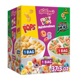 Kellogg's Cereal, Variety Pack 37.3 oz., 3 pk.