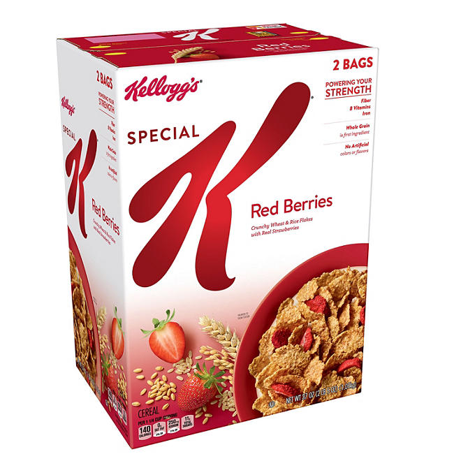Special K Red Berries Cereal 37 oz., 2 pk.