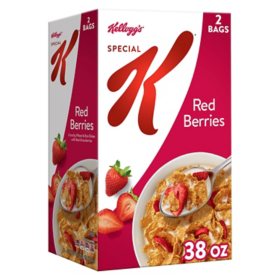 Special K  Breakfast Cereal, Red Berries 38 oz., 2 pk.