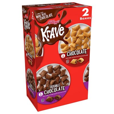 Kellogg's Krave, Variety Pack (34 oz.) Sam's Club