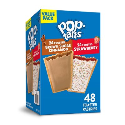 Pop-Tarts Frosted Cherry Toaster Pastry 2-Pack - 72/Case
