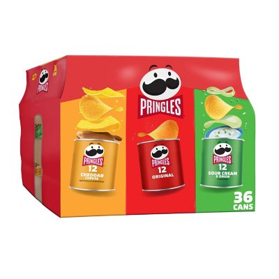 Pringles Grab-n-Go 3 Flavor Variety Pack 36 pk. - Sam's Club