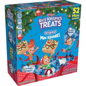 Kellogg's Rice Krispies Treats Holiday Sprinkle Mini Squares (52 pk.)